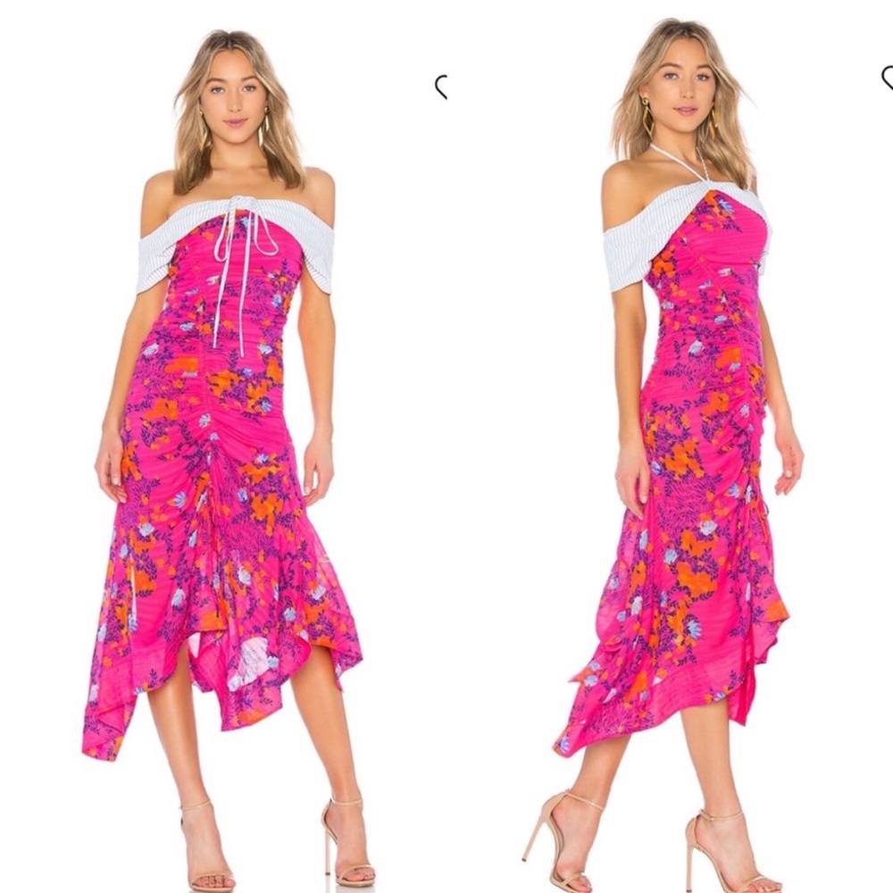 NWT Tanya Taylor Size 0 Falling Floral Virginia Dress